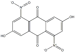 2,6-Dihydroxy-4,8-dinitroanthraquinone Structure