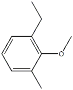 1-Methoxy-2-methyl-6-ethylbenzene 구조식 이미지