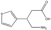 4-Amino-3-(3-thienyl)butyric acid Structure