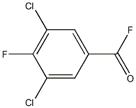 3,5-Dichloro-4-fluorobenzoyl fluoride 구조식 이미지