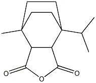 1-Isopropyl-4-methylbicyclo[2.2.2]octane-2,3-dicarboxylic anhydride Structure