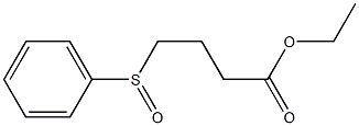 4-Phenylsulfinylbutyric acid ethyl ester 구조식 이미지