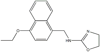 4-Ethoxy-N-(2-oxazolin-2-yl)-1-naphthalenemethanamine Structure