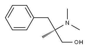 [R,(-)]-2-(Dimethylamino)-2-methyl-3-phenyl-1-propanol Structure