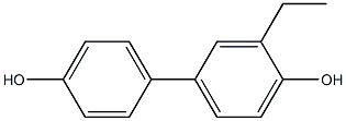 3-Ethyl-1,1'-biphenyl-4,4'-diol Structure