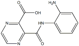 3-(2-Aminophenylcarbamoyl)pyrazine-2-carboxylic acid Structure