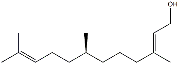 (S,E)-3,7,11-Trimethyl-2,10-dodecadien-1-ol Structure