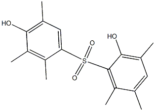 2,4'-Dihydroxy-2',3,3',5,5',6-hexamethyl[sulfonylbisbenzene] Structure