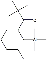 2,2-Dimethyl-4-trimethylsilylmethyl-3-nonanone 구조식 이미지