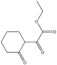2-(2-Oxocyclohexyl)-2-oxoacetic acid ethyl ester Structure