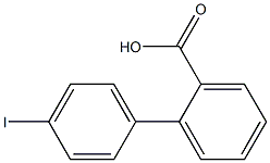 4'-Iodobiphenyl-2-carboxylic acid Structure