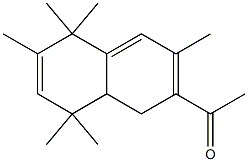 7-Acetyl-1,4,8,8a-tetrahydro-1,1,3,4,4,6-hexamethylnaphthalene 구조식 이미지