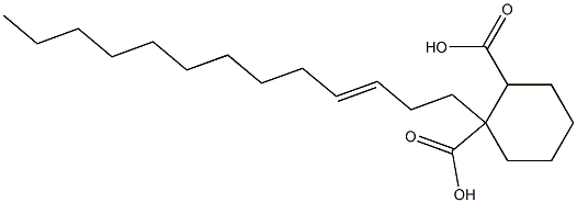 Cyclohexane-1,2-dicarboxylic acid hydrogen 1-(3-tridecenyl) ester Structure