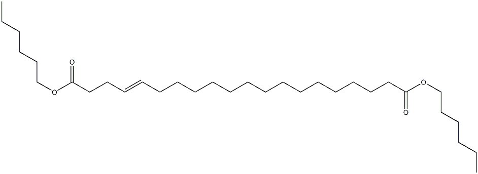 4-Icosenedioic acid dihexyl ester 구조식 이미지