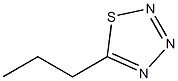 5-Propyl-1,2,3,4-thiatriazole 구조식 이미지