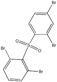 2,4-Dibromophenyl 2,6-dibromophenyl sulfone Structure