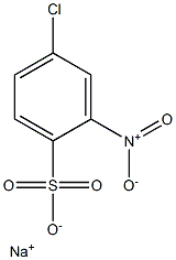 4-Chloro-2-nitrobenzenesulfonic acid sodium salt Structure