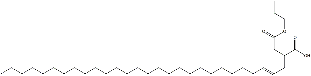 2-(2-Octacosenyl)succinic acid 1-hydrogen 4-propyl ester Structure