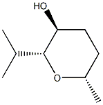 (2R,3S,6S)-6-Methyl-2-(1-methylethyl)tetrahydro-2H-pyran-3-ol Structure