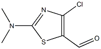 2-(Dimethylamino)-4-chlorothiazole-5-carbaldehyde 구조식 이미지