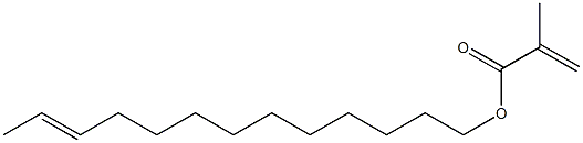 Methacrylic acid (11-tridecenyl) ester 구조식 이미지