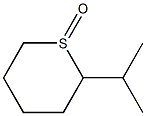 2-Isopropyltetrahydro-2H-thiopyran 1-oxide Structure