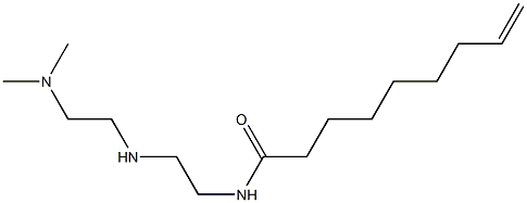 N-[2-[2-(Dimethylamino)ethylamino]ethyl]-8-nonenamide 구조식 이미지