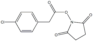 4-Chlorobenzeneacetic acid succinimidyl ester Structure