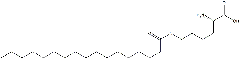 N6-Heptadecanoyllysine 구조식 이미지