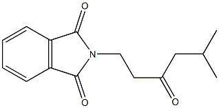 2-(3-Oxo-5-methylhexyl)-2H-isoindole-1,3-dione Structure