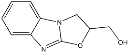 2,3-Dihydrooxazolo[3,2-a]benzimidazole-2-methanol 구조식 이미지