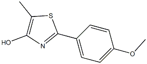 2-(4-Methoxyphenyl)-5-methylthiazol-4-ol Structure