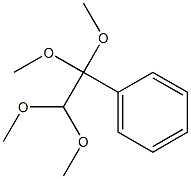 1,1,2,2-Tetramethoxy-1-phenylethane 구조식 이미지