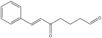 (E)-7-Phenyl-5-oxo-6-heptenal Structure
