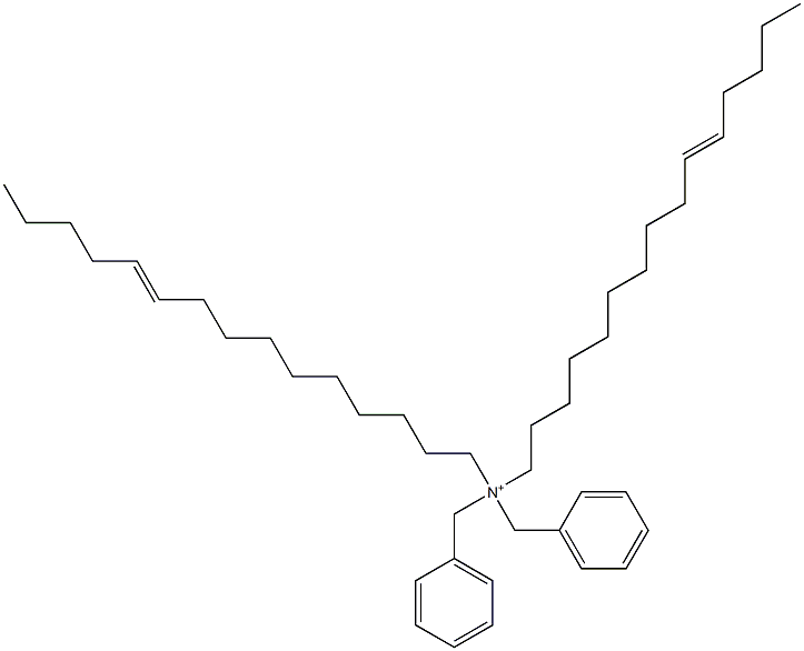 Di(10-pentadecenyl)dibenzylaminium Structure