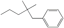 2,2-Dimethylpentylbenzene 구조식 이미지