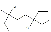 3,6-Dichloro-3,6-diethyloctane 구조식 이미지