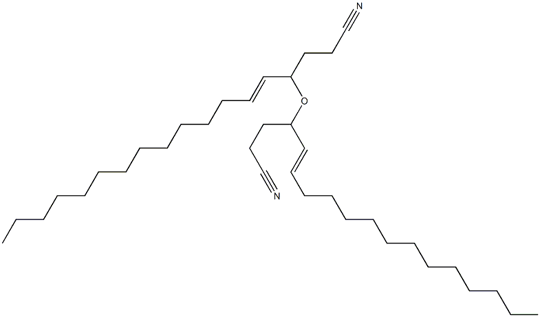 2-Cyanoethyl(2-pentadecenyl) ether Structure