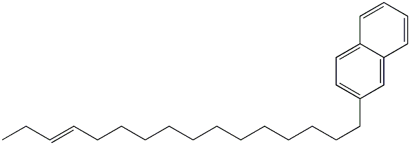 2-(13-Hexadecenyl)naphthalene 구조식 이미지