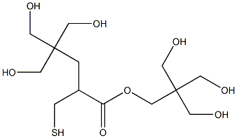 Dipentaerythritol 3-mercaptopropionic acid ester Structure