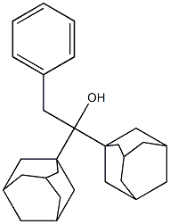 1,1-Di(1-adamantyl)-2-phenylethanol 구조식 이미지