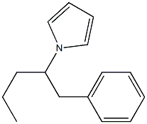 1-Phenyl-2-(1H-pyrrol-1-yl)pentane Structure