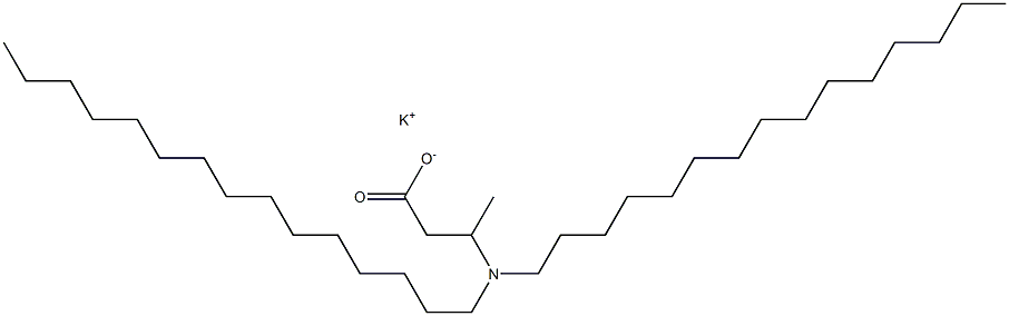 3-(Dipentadecylamino)butyric acid potassium salt 구조식 이미지