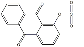 Methanesulfonic acid (9,10-dihydro-9,10-dioxoanthracen)-1-yl ester 구조식 이미지