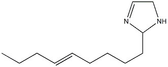 2-(5-Nonenyl)-3-imidazoline 구조식 이미지