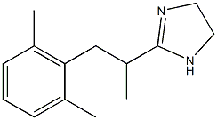 2-[1-(2,6-Dimethylphenylmethyl)ethyl]-2-imidazoline 구조식 이미지