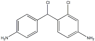 (4-Aminophenyl)(2-chloro-4-aminophenyl)chloromethane 구조식 이미지