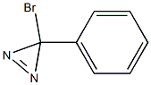 3-Phenyl-3-bromo-3H-diazirine 구조식 이미지