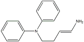 N',N'-Diphenyl-1-butene-1,4-diamine 구조식 이미지