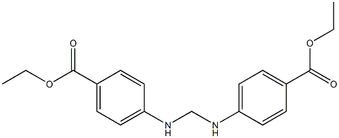 4,4'-(Methylenebisimino)bisbenzoic acid diethyl ester 구조식 이미지